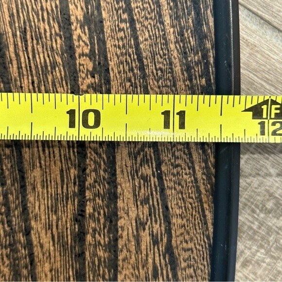 2 Vintage Matching Faux Wood Serving Trays Made in Japan 60s - Picture 6 of 6